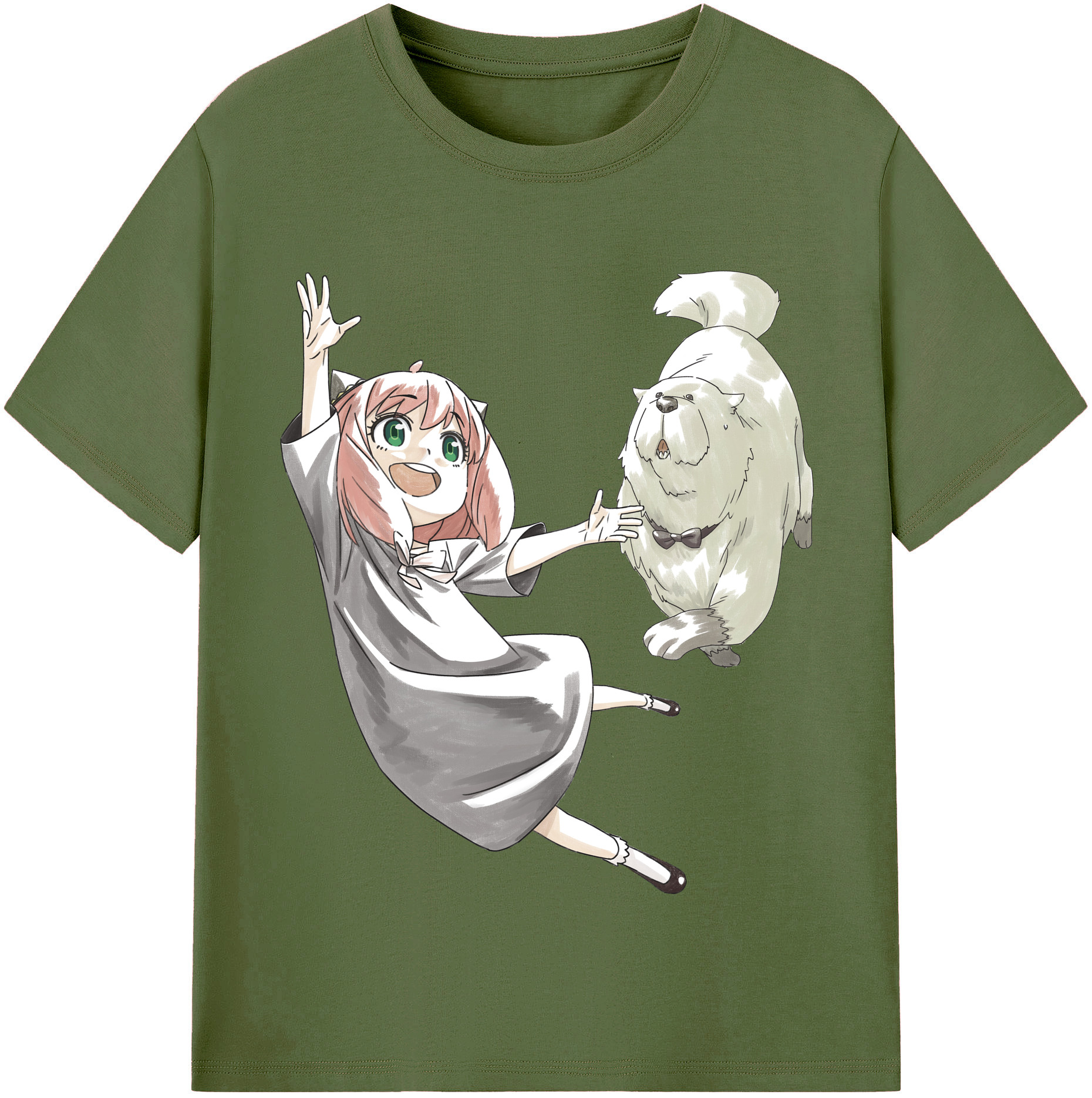（画像用） SPY×FAMILY间谍家家酒 綿100％半袖Tシャツ（フロントプリント）